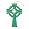 Designocracy 99751W-O Irush Luck Cross Wooden Ornament